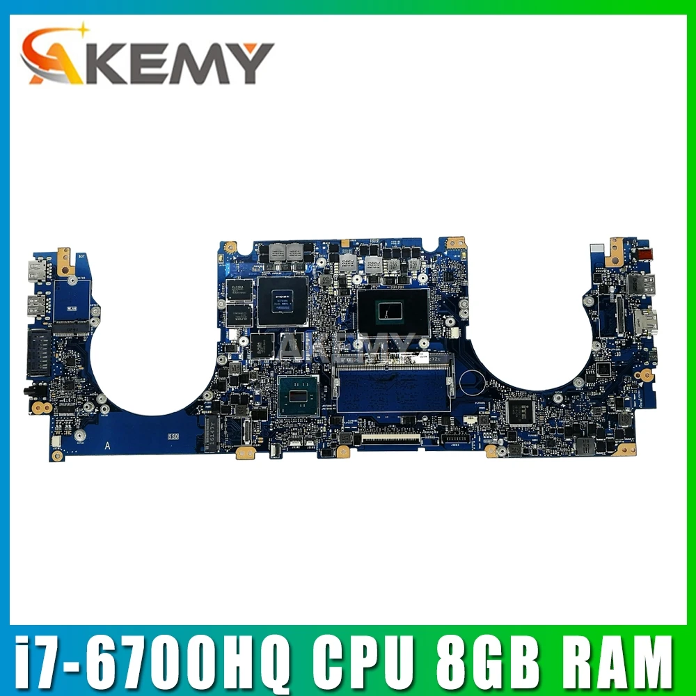 

N501VW материнская плата i7-6700HQ процессор 8 Гб RAM GTX960M материнская плата для ASUS N501V N501VW UX501VW G501V VW материнская плата для ноутбука протестирована ОК