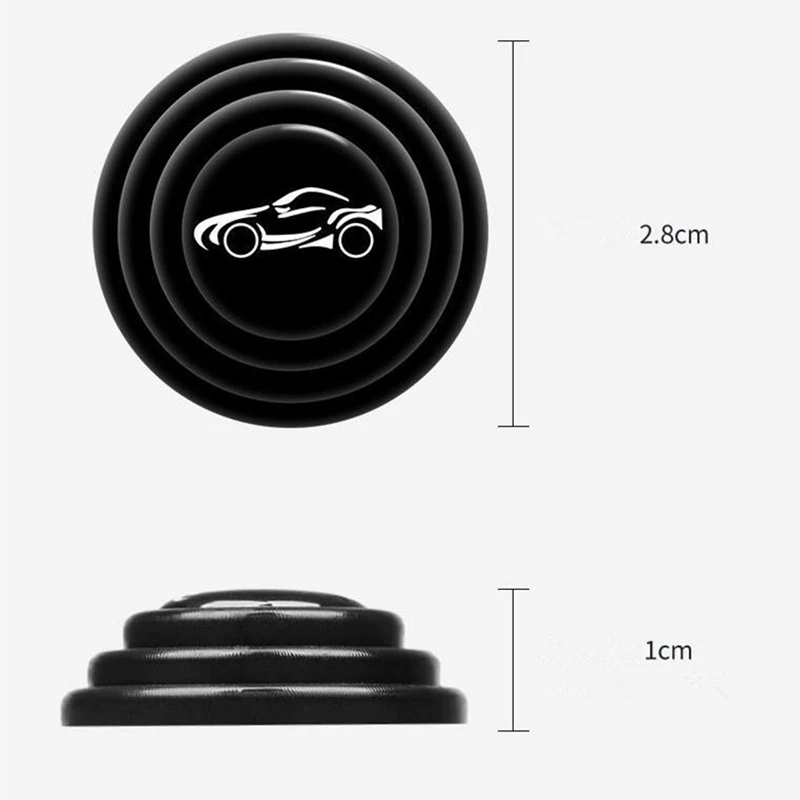 4 шт. Автомобильная наклейка дверной амортизатор звуконепроницаемый буфер для