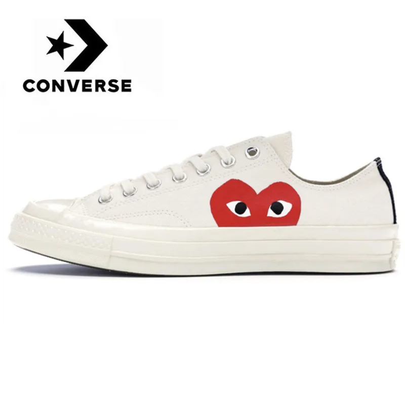 

Converse All Star classic CDG PLAY x 1970s Daily leisure High/Low Unisex Shoes high quality Canvas Skateboard Shoes
