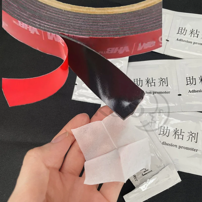 

50 PCS 94 Primer Double sided Tape Adhesive Adhesion Promoter Car Door kitchen bathroom Styling Enhanced viscosity 10ML not Glue