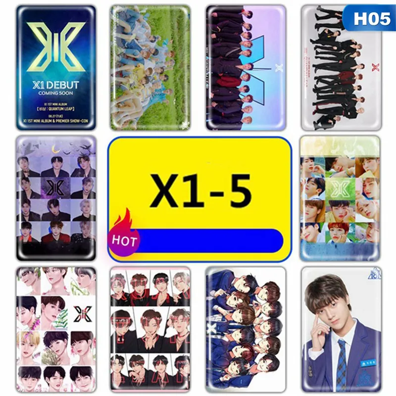 5 10 шт./компл. Kpop X1 комбинированные Стикеры для фотокарточек фото Stikcy карта для селфи открытка поздравительная открытка LOMO карта - Цвет: 5