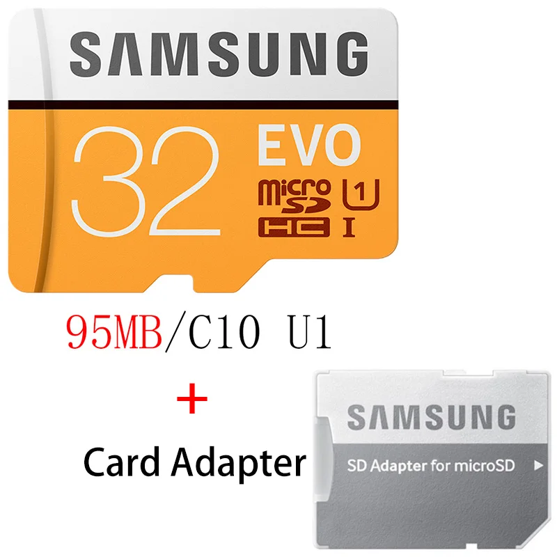 SAMSUNG EVO Micro SD 128 ГБ 32 ГБ 64 Гб 256 ГБ 512 ГБ U1 U3 Micro SD карта памяти 32 64 128 ГБ Флэш-карта SD/TF MicroSD для телефона - Емкость: MB-MP32G-KT5