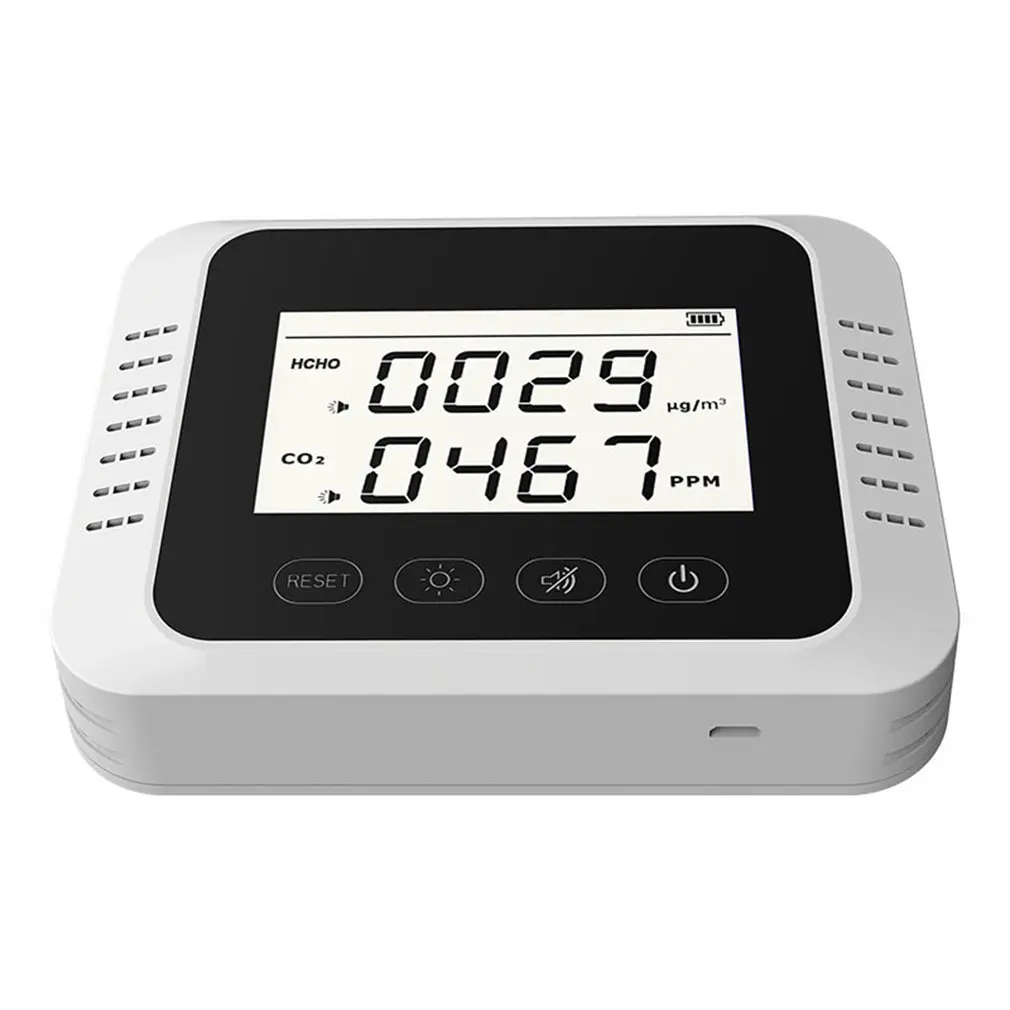 

X7 Wall-mounted Home Air Quality Detector CO2 Detector Meter Monitor Home Car Carbon Dioxide For Household