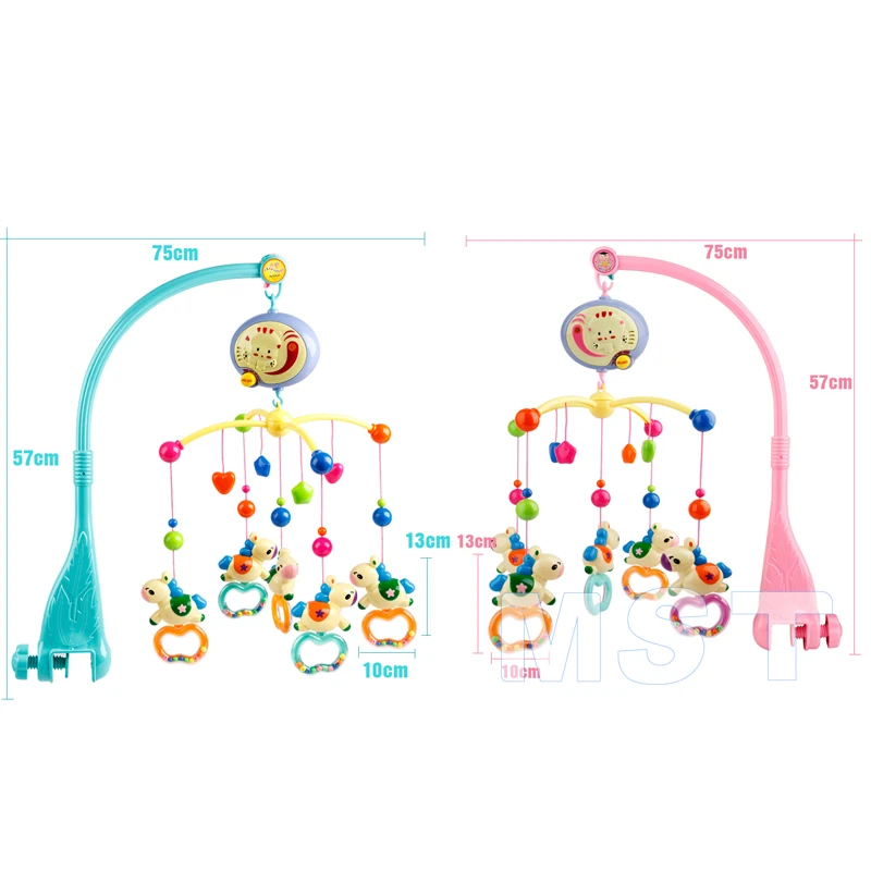 Детская игрушка Колокольчик для кровати вращающаяся Музыкальная Коробка