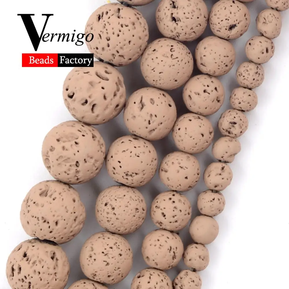 Бусины Из Натурального минерального камня круглые бусины из коричневой гематита