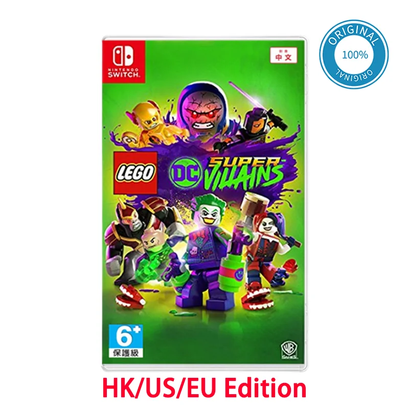 

Nintendo Switch Game Deals - LEGO DC Super-Villains - Games Physical Cartridge - HK/US/EU Edition Random Shipment