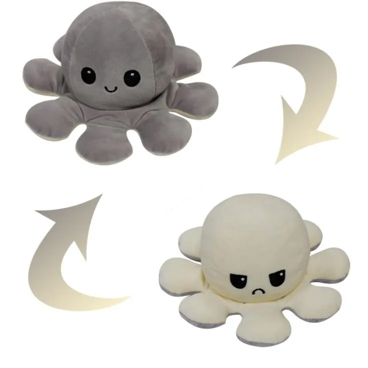 

funny baby plushie stuffed animals cute jouet enfant Rotating toys polvo pelucia Gato pulpo petits animaux Game Peluches