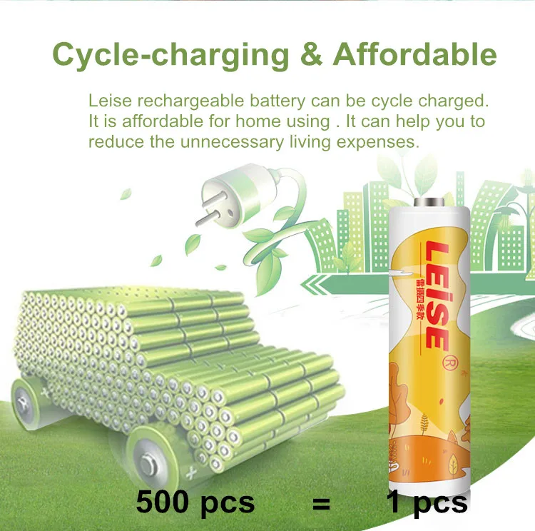 Leise AA 3000mah nimh аккумуляторная батарея 1,2 V 2a Ni-MH четыре сезона Коллекционная версия батарея чехол для 1,2 V до 1,5 V