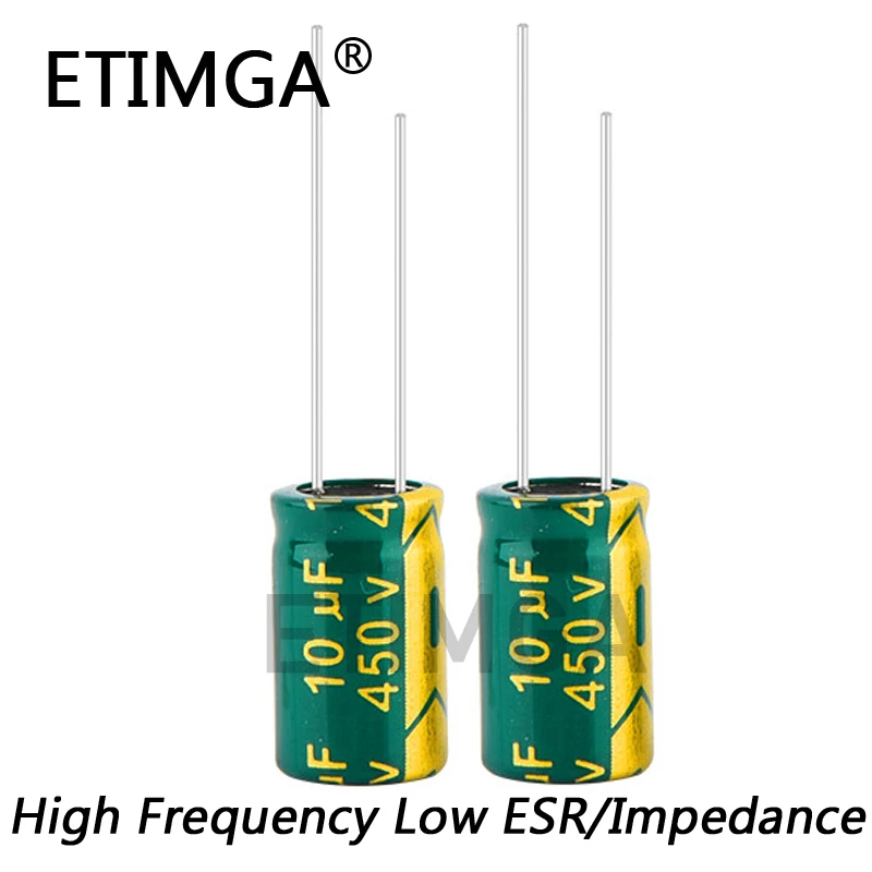 

3pcs/lot 450v 10uf 450v10UF aluminum electrolytic capacitor size 10*17 20%