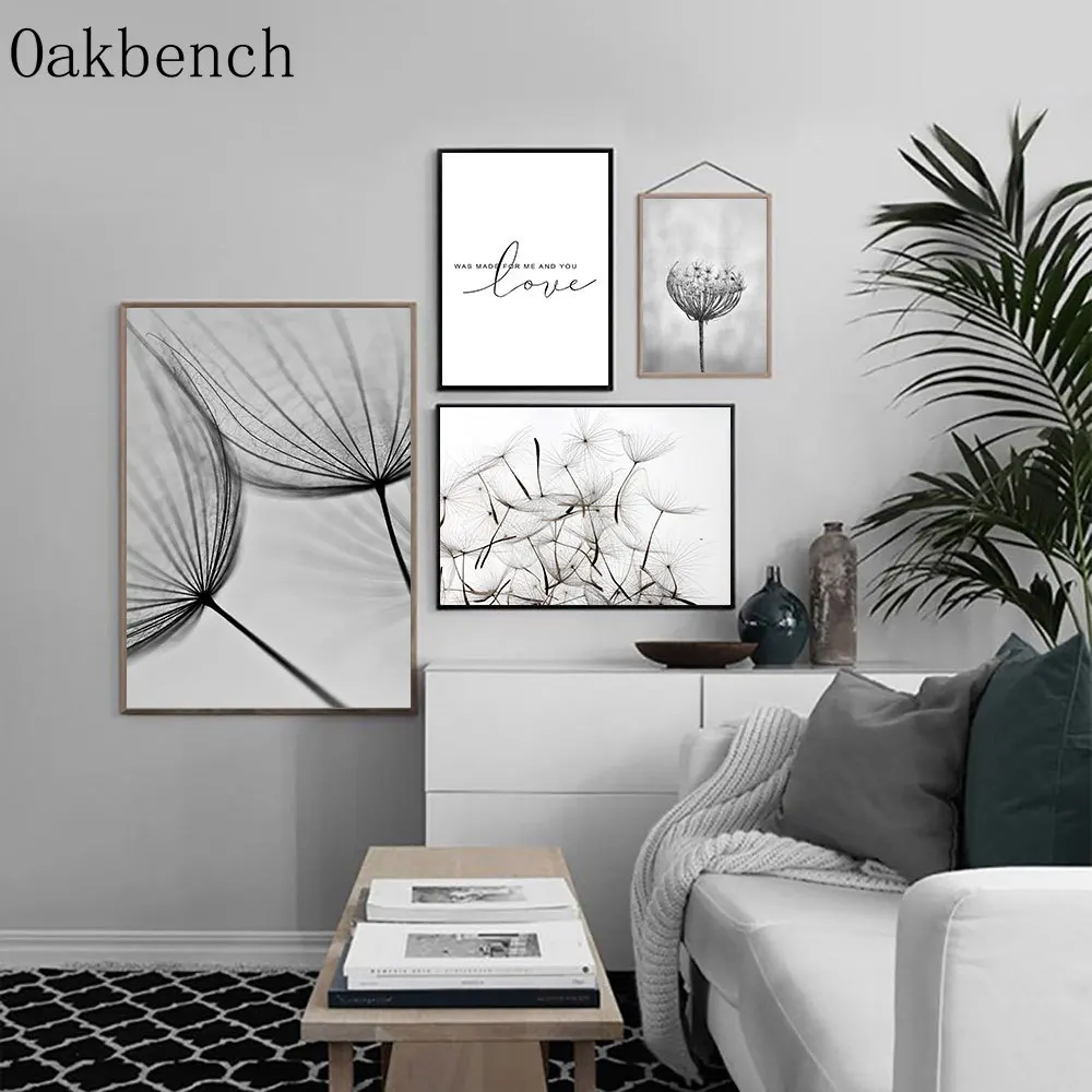 Скандинавский плакат с цитатами плакаты и принты черно-белый холст искусство