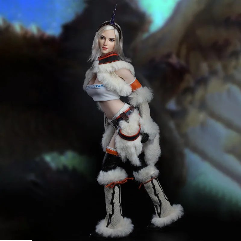 

SET036 1/6 Scale Female Cosplay Series Sexy Female Hunter Costume for 12'' Action Figure Cosplay Dolls Hobby Gift