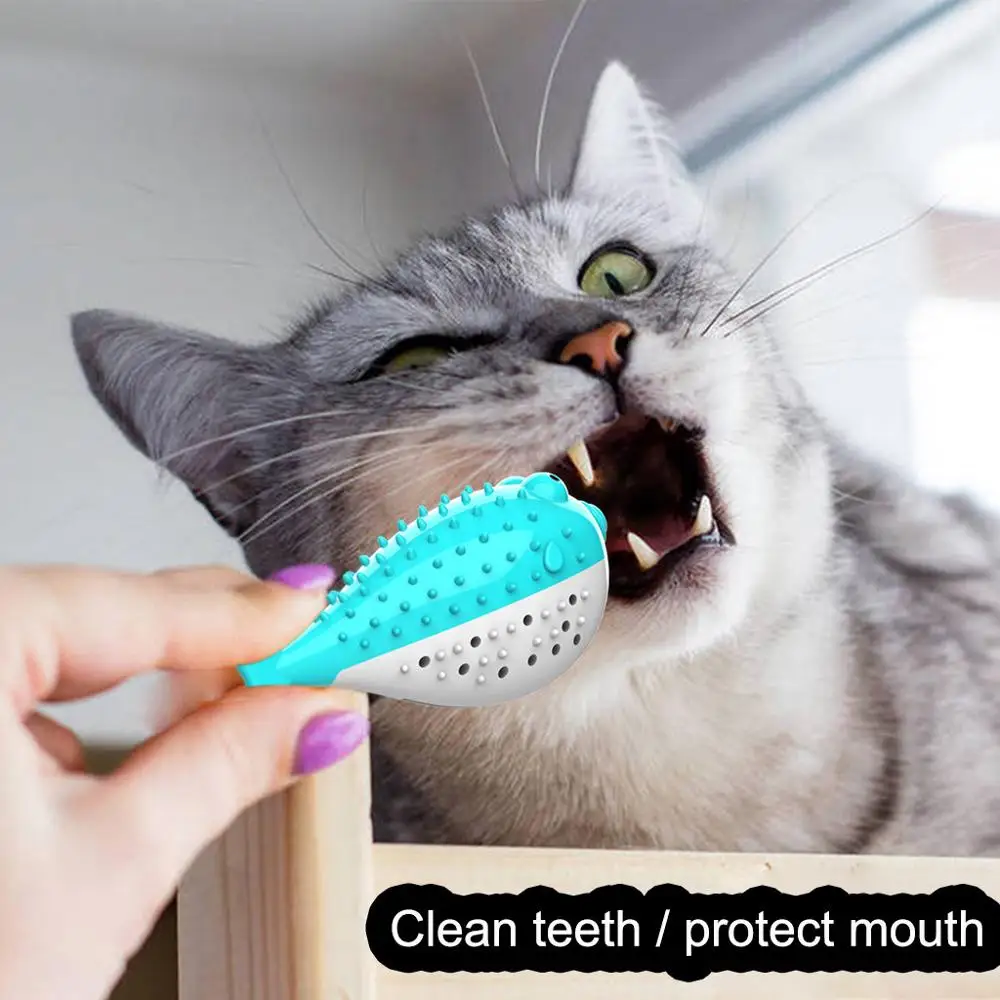 Зубная щетка в форме кошки многоразовая зубная для чистки зубов имитация