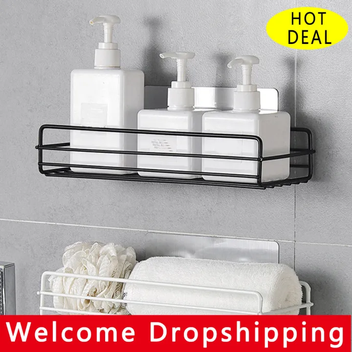 Полка для ванной комнаты угловой стеллаж хранения органайзер настенная полка