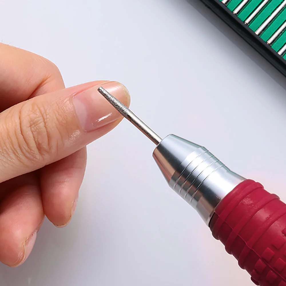 

1 Set Portable Nail Drill Polisher Manicure Machine Kits Mill Cutter Nail Bits For Removing Varnish Diamond Milling Cutter Tool