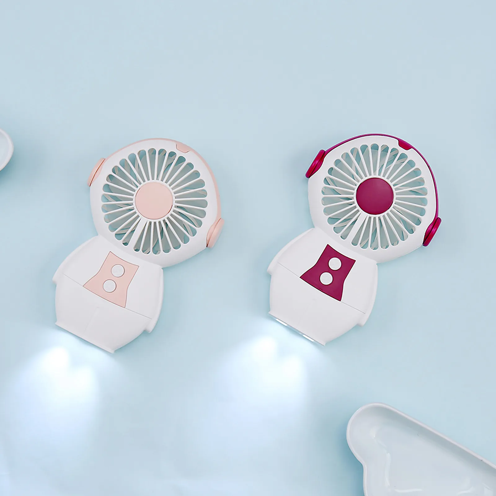 

Summer New Style Pocket Usb Charging Electric Fan Silent Portable Handheld Office Desk Base Creative Mini Fan