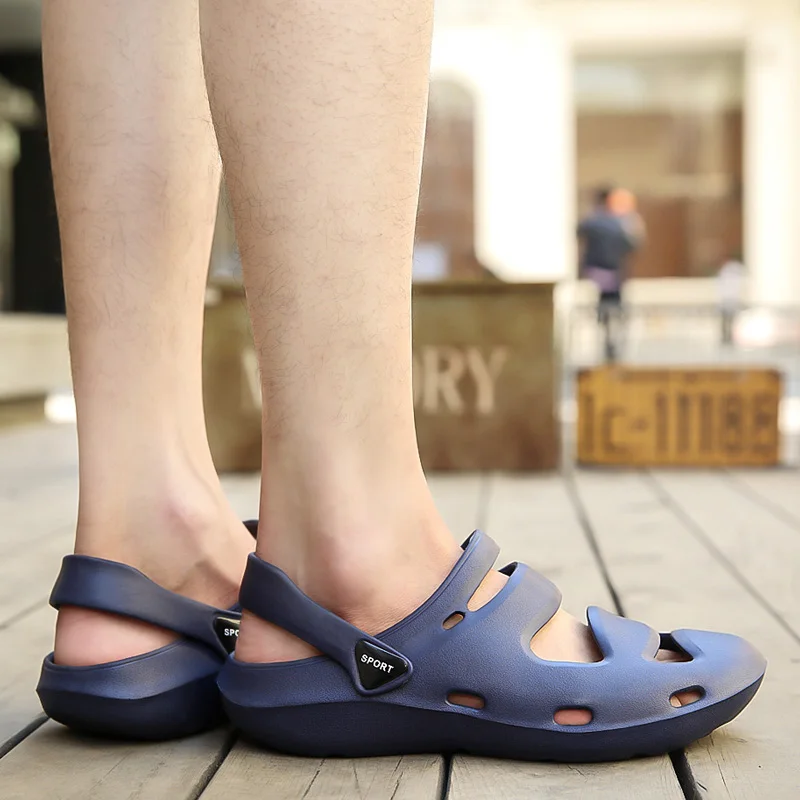 Летняя пляжная обувь мужские классические сандалии Индивидуальные шлепанцы для