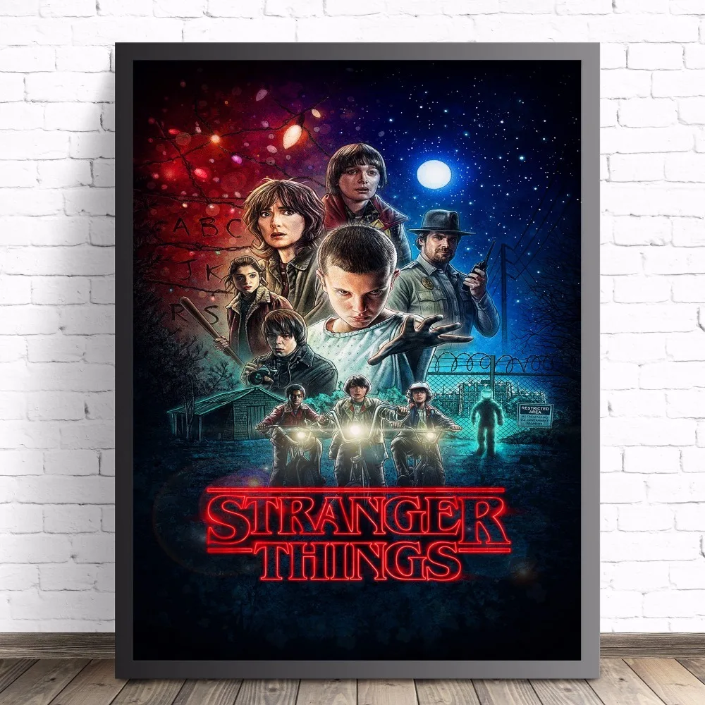 Плакаты и принты из фильма очень странные дела настенное искусство декоративная