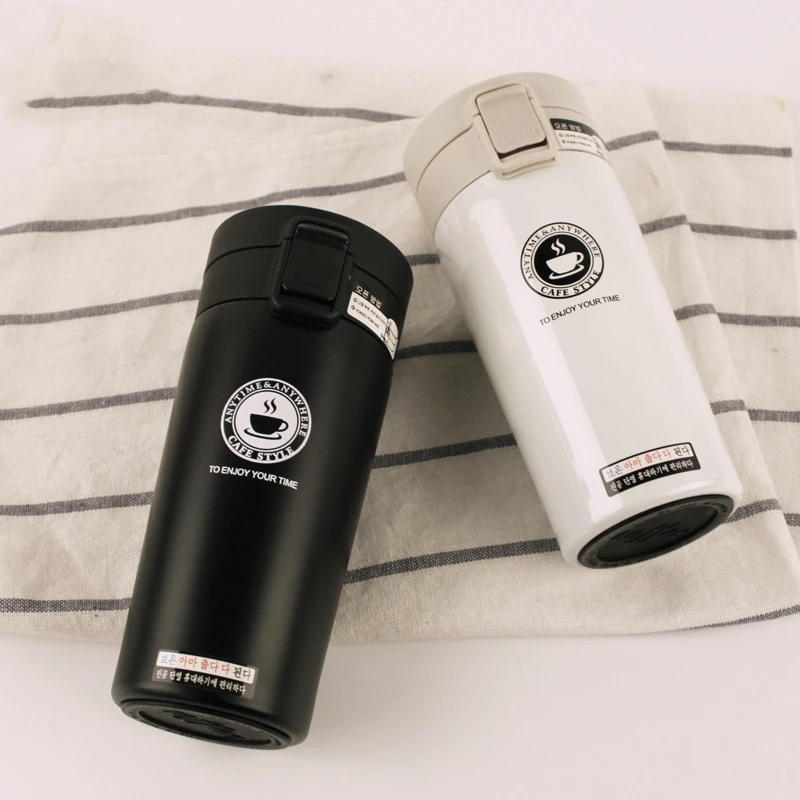 

Double Stainless Steel Thermos Tumbler Cups Vacuum Flask Thermo Water Bottle Tea Mug Thermocup for Gifts 380ml Travel Coffee Mug
