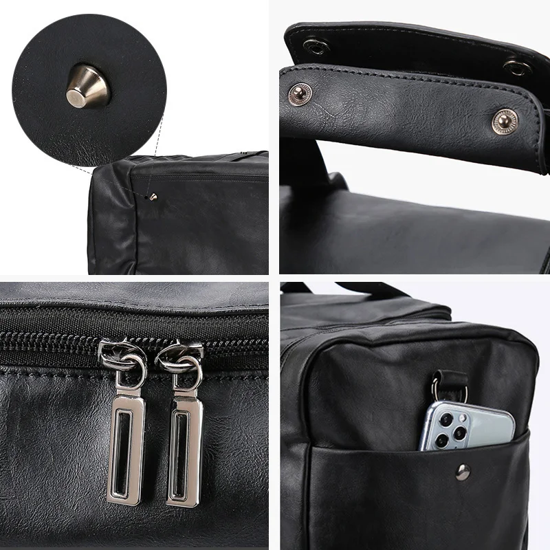 Спортивная мужская сумка для тренажерного зала сумки фитнеса из искусственной