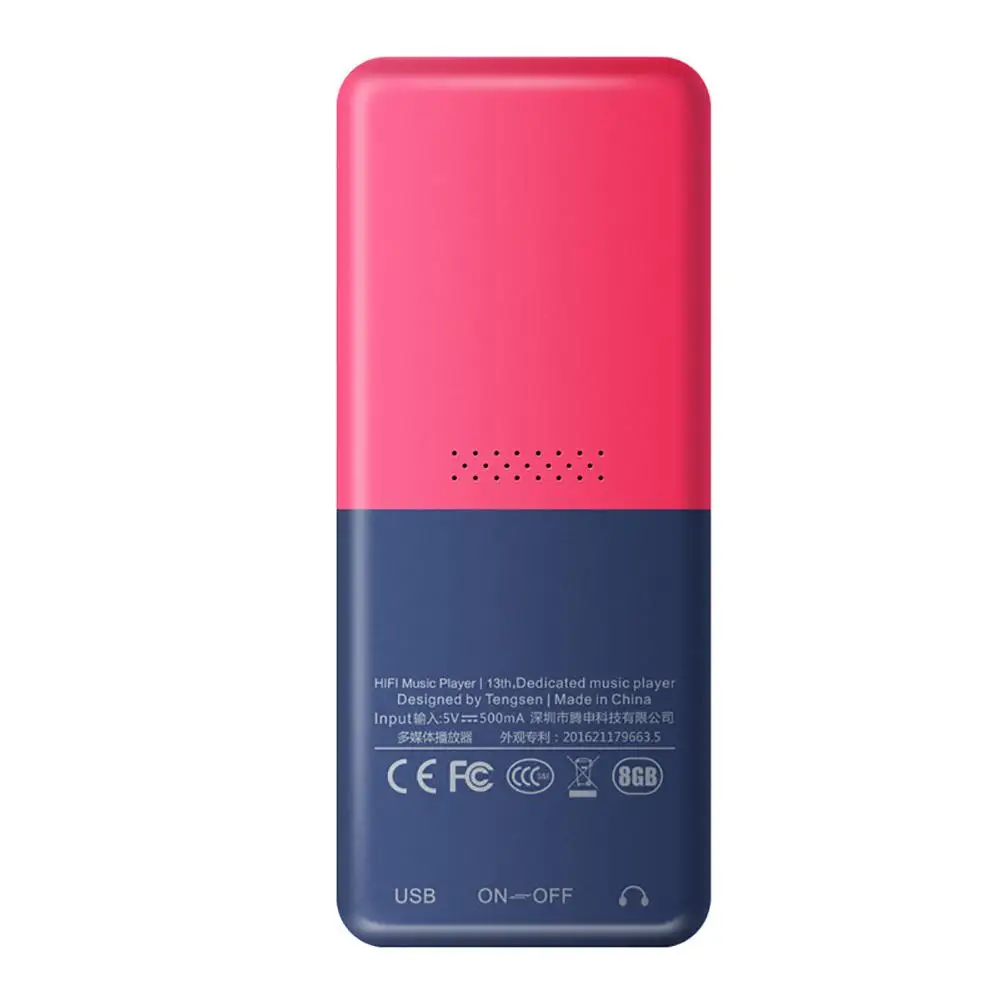 W1 MP3 плеер Кнопка управление внешний звук релиз функция HIFI портативный Walkman с
