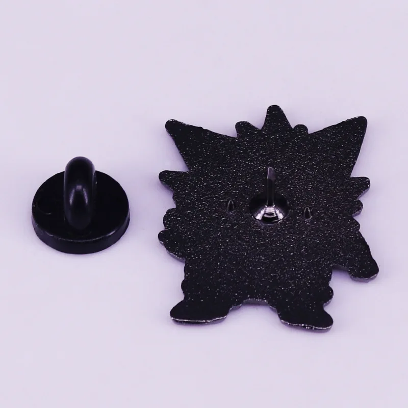 Милые эмалированные булавки манга ГЭН призрак аниме эльфы искусственные