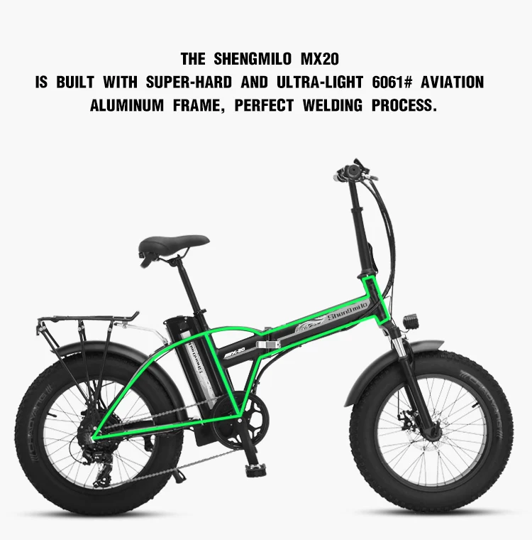 Электрический велосипед 20 дюймов ebike 48V500W Электрический горный велосипед электрический складной велосипед 4,0 fat tire bicicleta eletrica пляжный Электрический велосипед