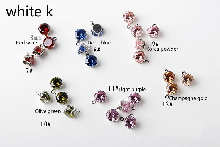 Кулон из циркония акварельного цвета с бриллиантами аксессуары для волос сделай