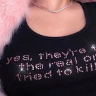 Ожерелье женское, металлическое, с кристаллами, в стиле 90-х