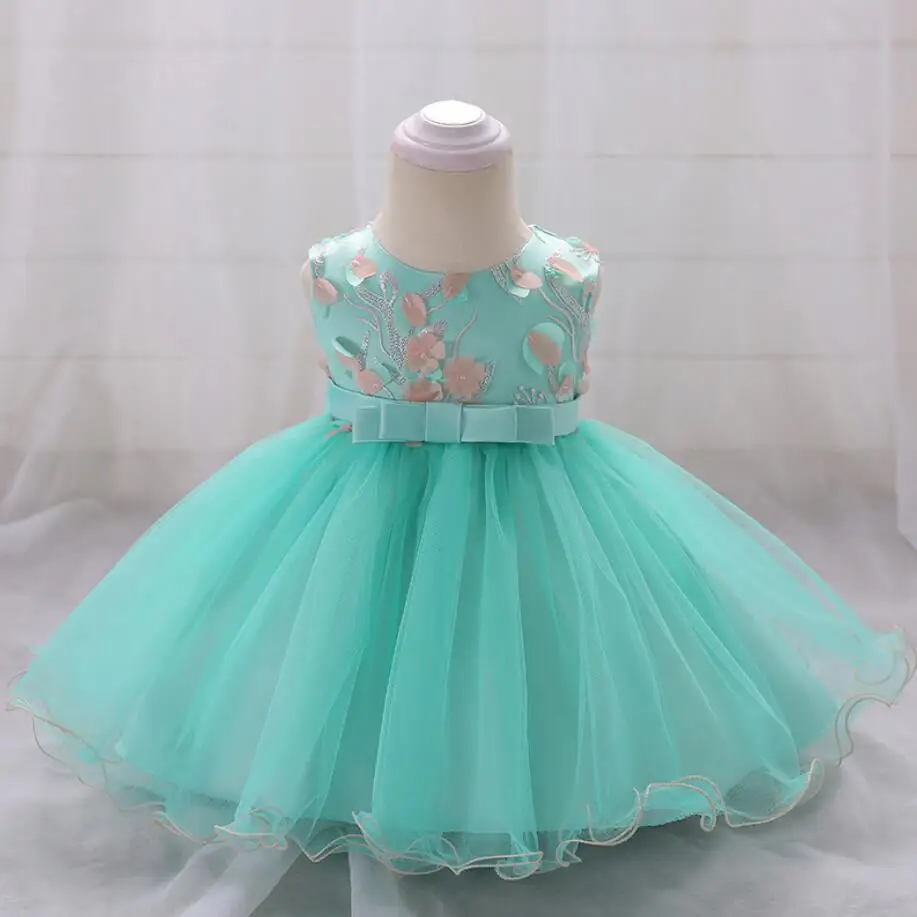 Новое модное поступление детское платье с цветочными лепестками для девочек