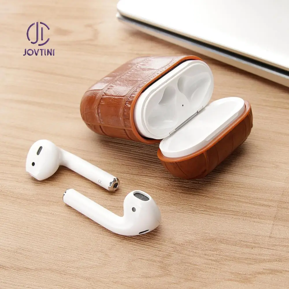 Для Apple Air Pods зарядная коробка защитный чехол Роскошный крокодиловый узор кожа