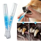 5мл пузырек из трубного домашние инструменты для чистки зубов для собак кошек средства для удаления зубного камня зубные камни скребок Пластик чистящий карандаш инструменты для чистки