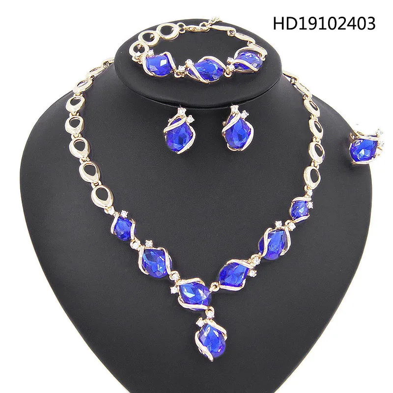 Yulaili бесплатная доставка элегантный свадебный кулон с голубым кристаллом