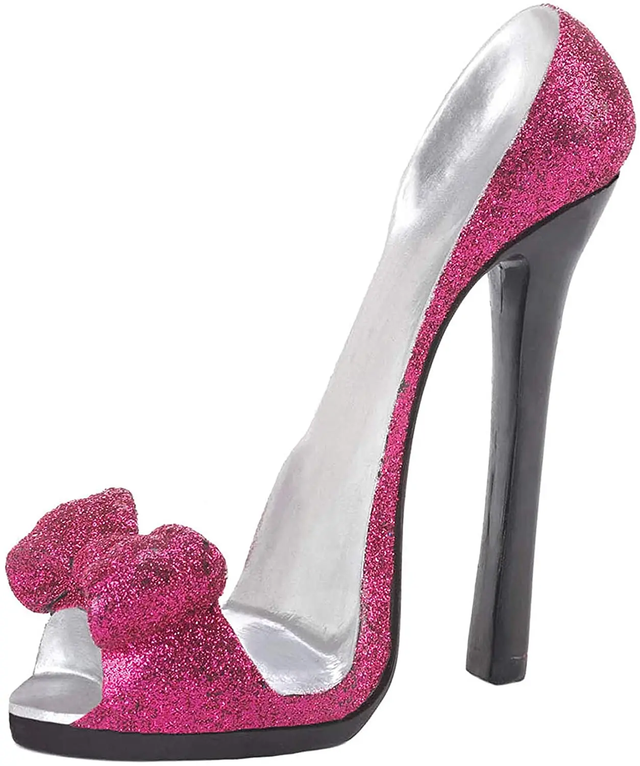 

Pink Bow Shoe Phone Holder 5.25x2.5x5.5"