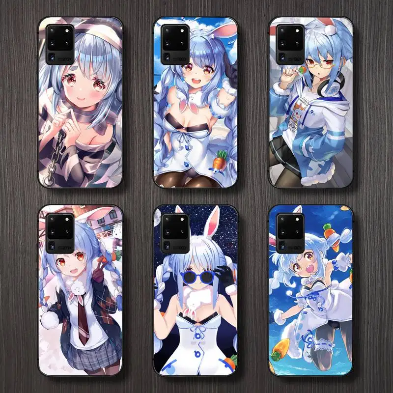 

Usada Pekora Hololive girl Phone Case For Samsung galaxy A S note 10 12 20 32 40 50 51 52 70 71 72 21 fe s ultra plus