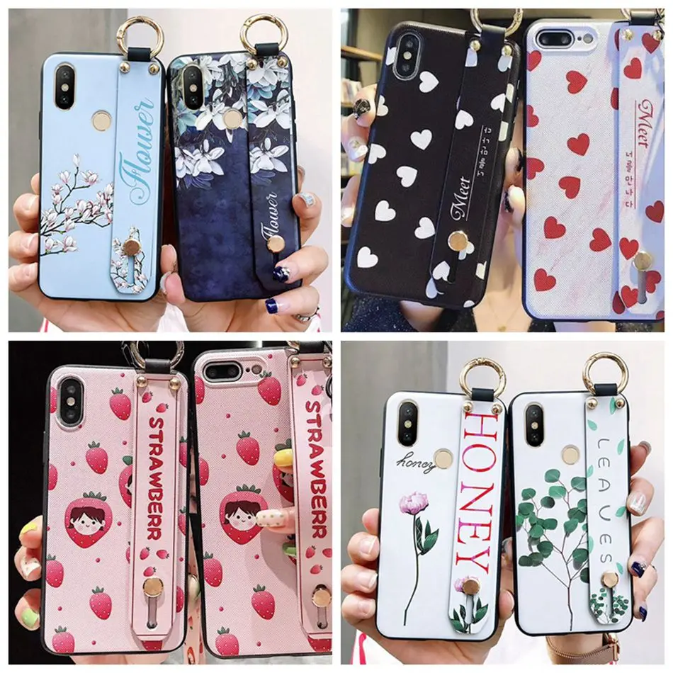 Для huawei P20 Lite mate 20 P30 Lite чехол Модный шнурок для цветов Чехол-подставка для huawei P20 P30 Pro mate 20X20 Pro мягкий чехол
