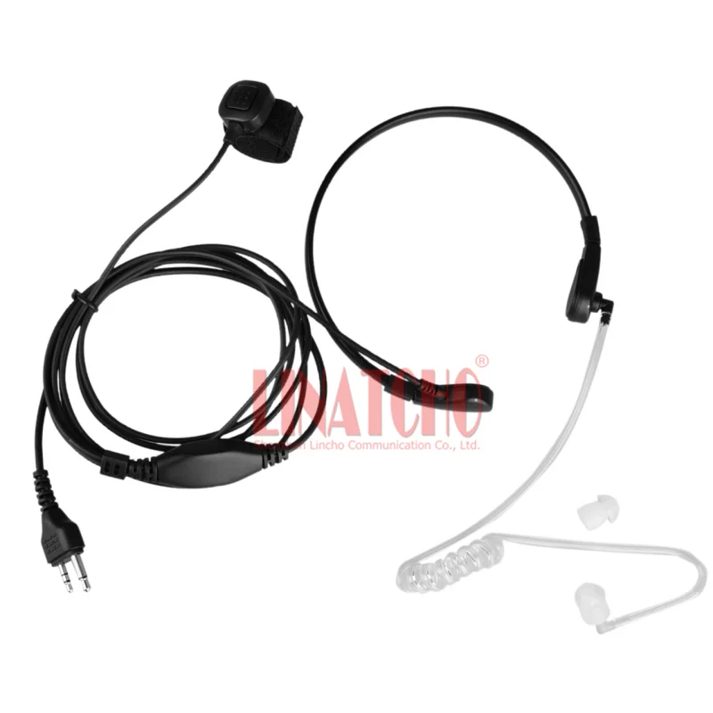 

MIDLAND GXT250 GXT325 GXT310 PTT walkie talkie air tube neck throat mic earpiece