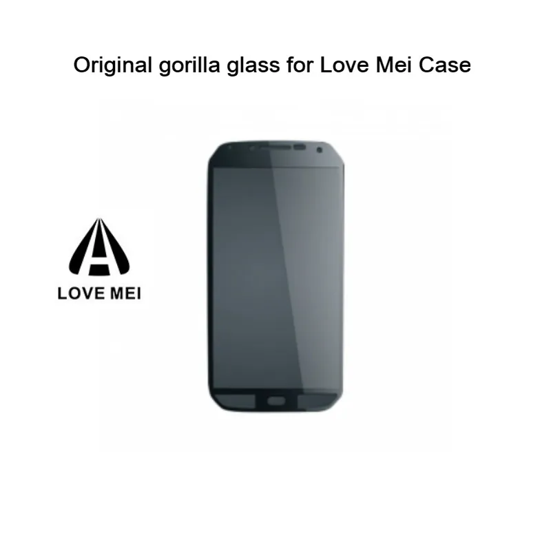 Чехол LOVE MEI оригинальное стекло Gorilla Glass для Samsung Galaxy A70 A50 A30 iPhone 11 Pro Xiaomi Mi9