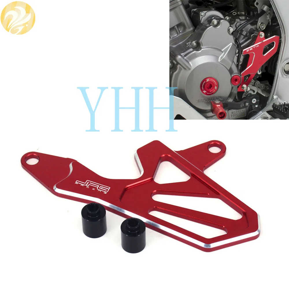 Красная защита для передней звездочки цепи Honda XR250 MOTARD 2003 2007 BAJA 1995 2002 звездочек