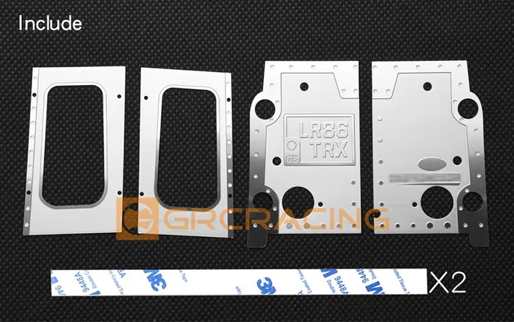 Djrc Trx4 Shell, Metal Trim On Both Sides Of The Tail Door, For 1 / 10 Rc Tracked Vehicle Trax Trx-4 Defender Car Accessories enlarge