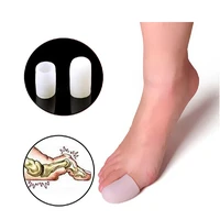 2 pcs silicone gel toe tube corns blisters protector gel bunion toe finger protection foot care foot health care product s001