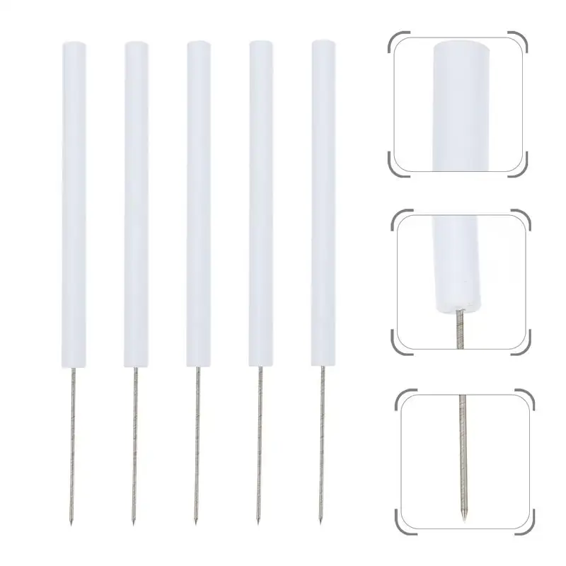 

5pcs Environmentally Friendly Anatomical Needle Straight Needle Dissecting Needle