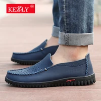 mens summer breathable shoes leather casual shoes for dad