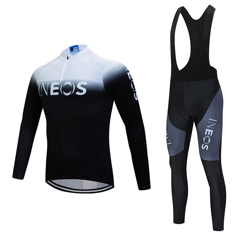 Ineos2020 Велоспорт Мужская Джерси велосипед Открытый горный одежда теплый плюс