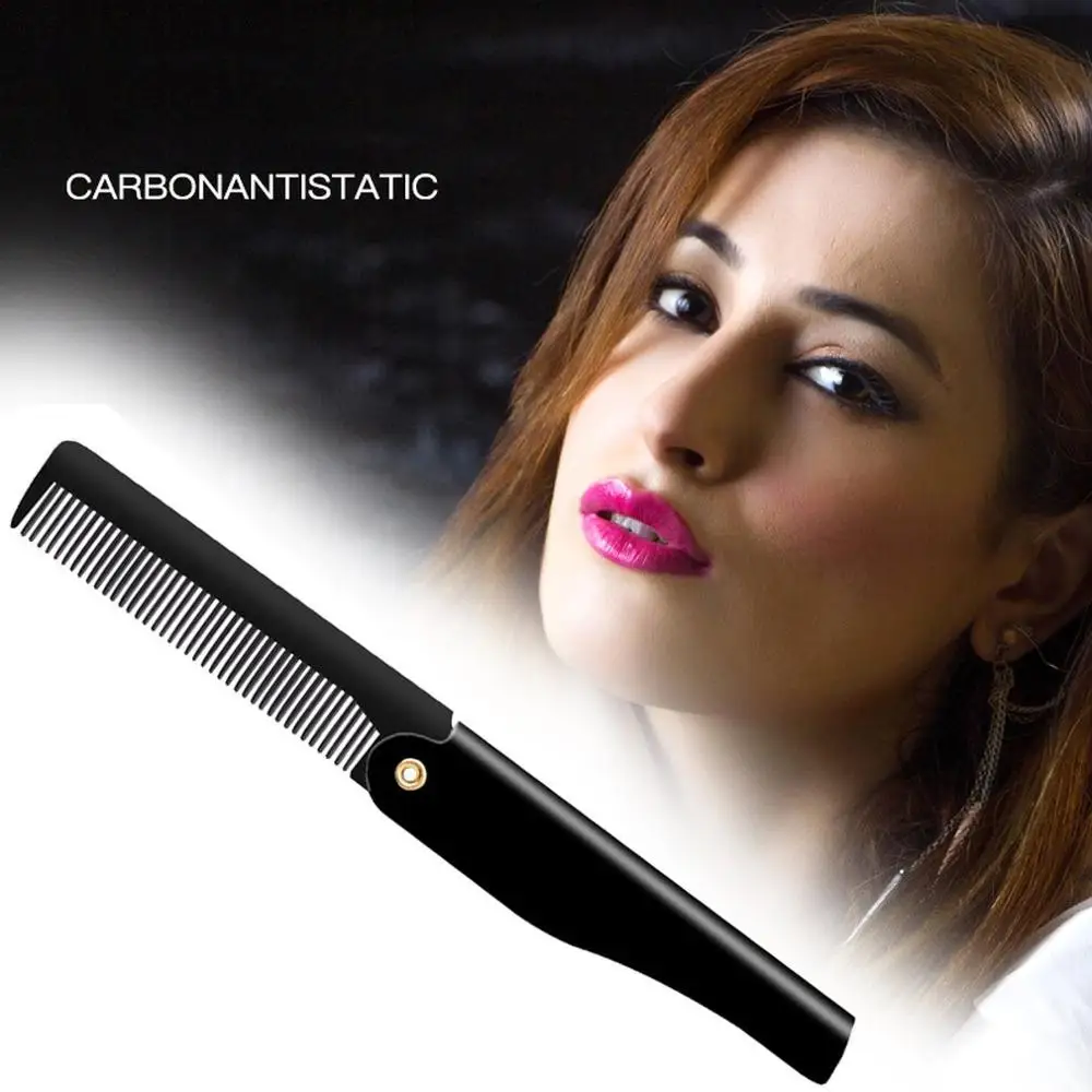 Складная портативная дорожная расческа для волос Мужская Антистатическая
