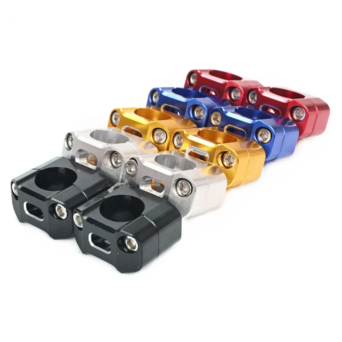 Алюминиевый кронштейн на руль мотоцикла или велосипеда 7/8-28 мм 1 пара |