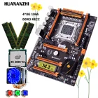 Материнская плата HUANANZHI deluxe X79 LGA2011 со слотом M.2, хорошая материнская плата с ЦП Xeon E5 2690 V2 3,0 ГГц ОЗУ 32 Гб (4*8 ГБ) 1866 RECC