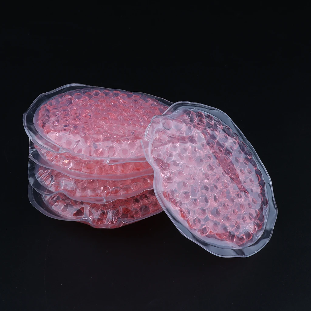 5 шт. многоразовая круглая гелевая морозильная маска с морозильной камерой для