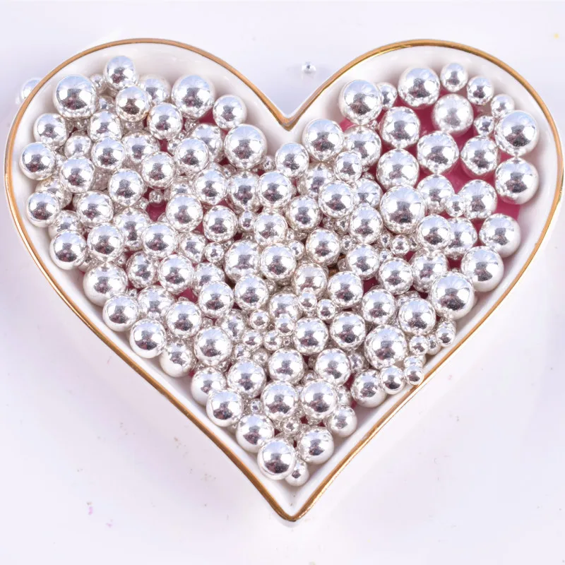 500 г сахарный жемчуг серебряный пастельный кекс спрей для выпечки Десерт