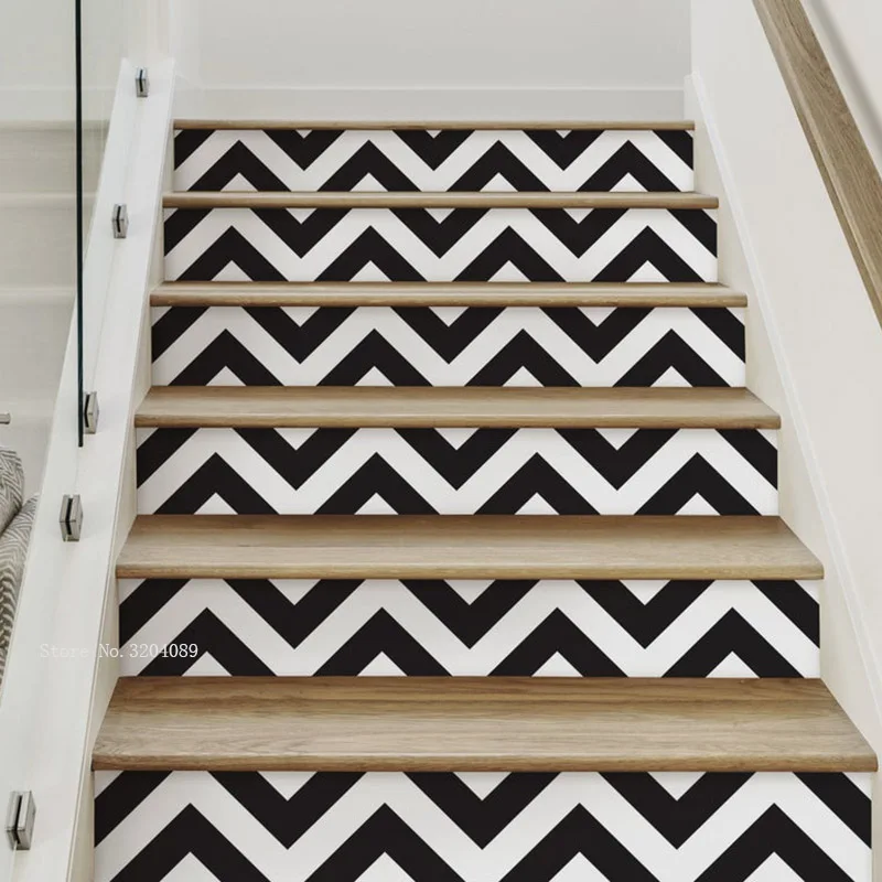 Наклейки прямо перед лестницей изысканный и гениальный дизайн съемные новые