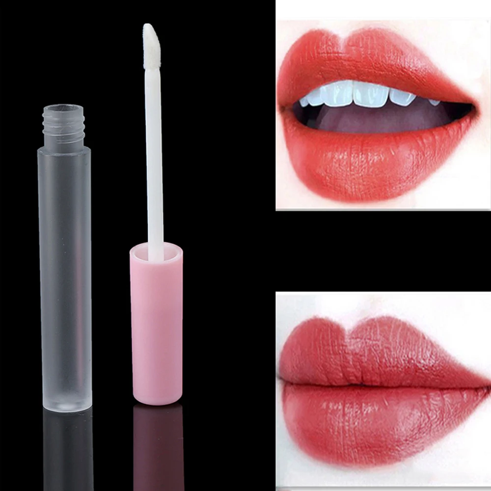 Mini Lip Gloss Split Bottle DIY Plastic Containers Empty Frosted Lipgloss Tube Eyeliner Transprent Refillable Bottles | Красота и
